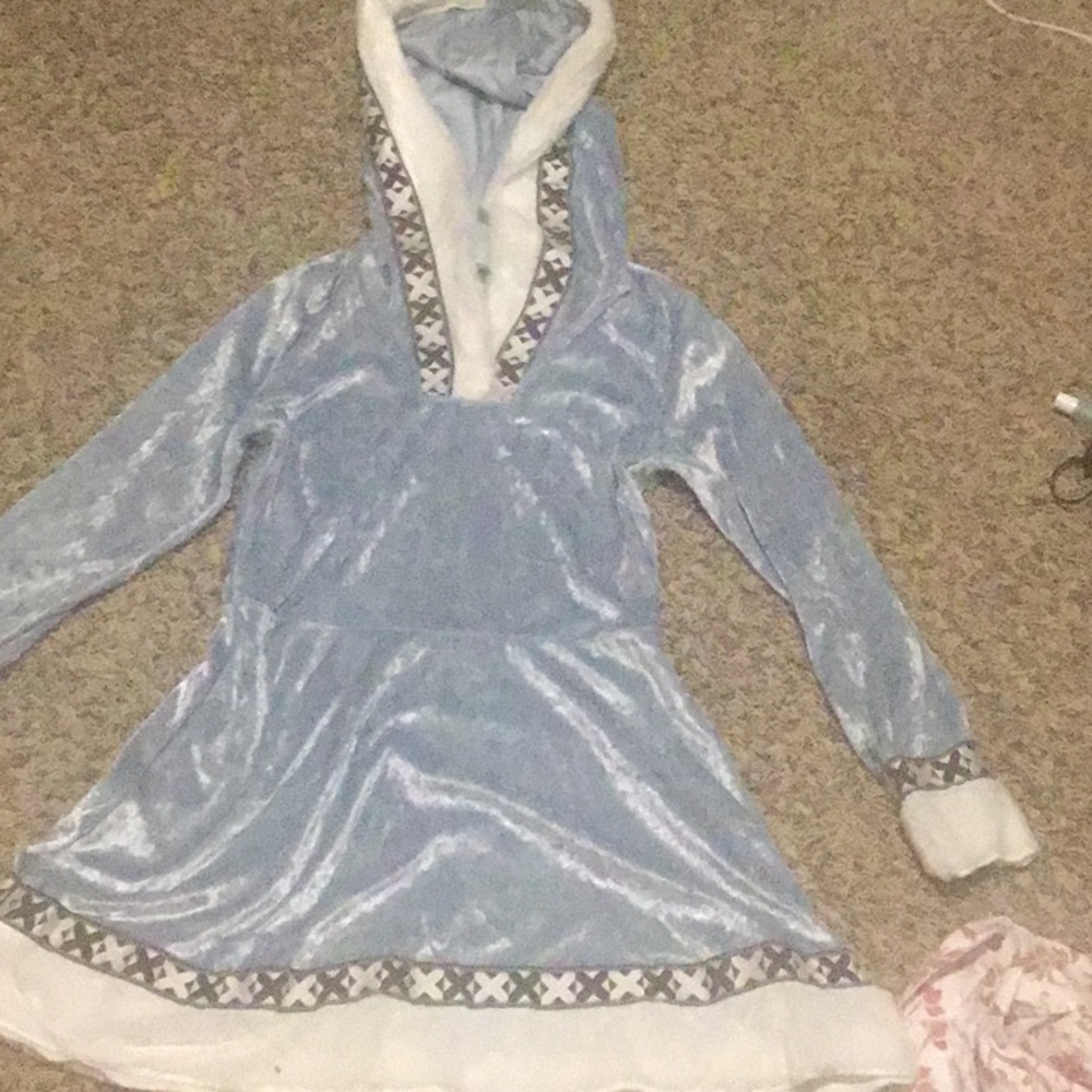 Halloween Ice princess hoodie costume